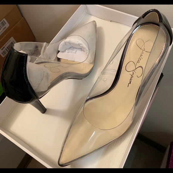 jessica simpson pixera 2 clear pumps